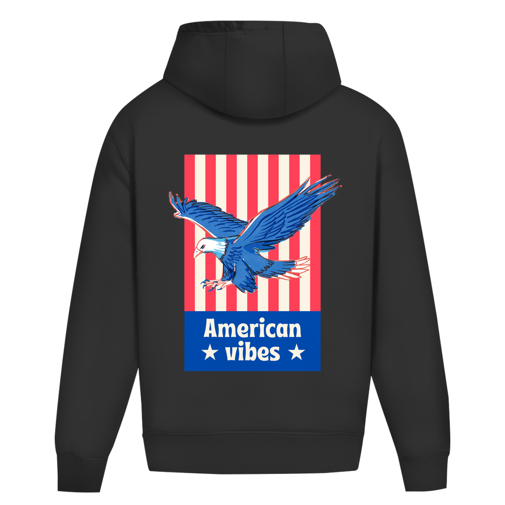 Oversize Hoodie Ohne Kordel American Vibes