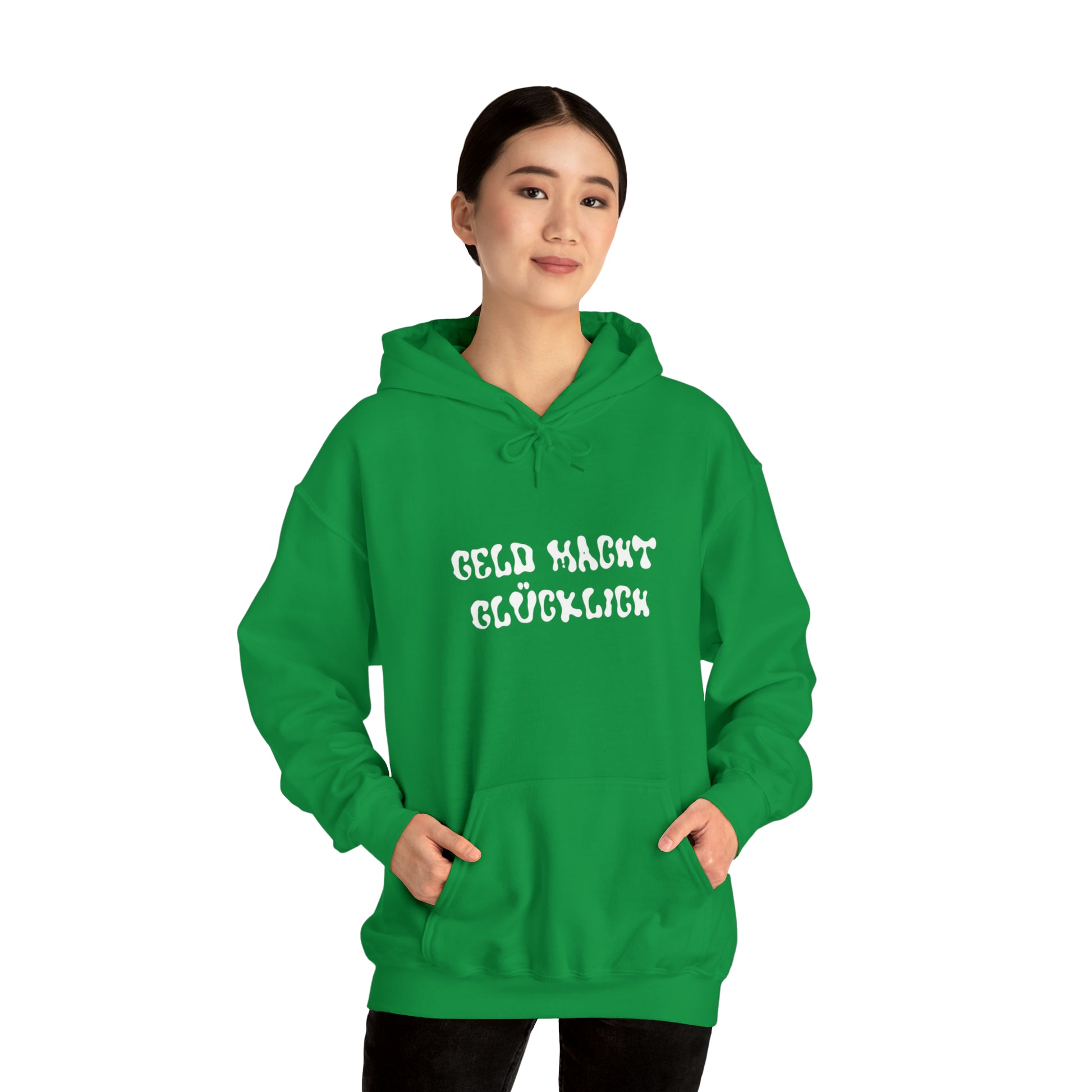 Geld macht glücklich | Hooded Sweatshirt - BWL.Breitseite