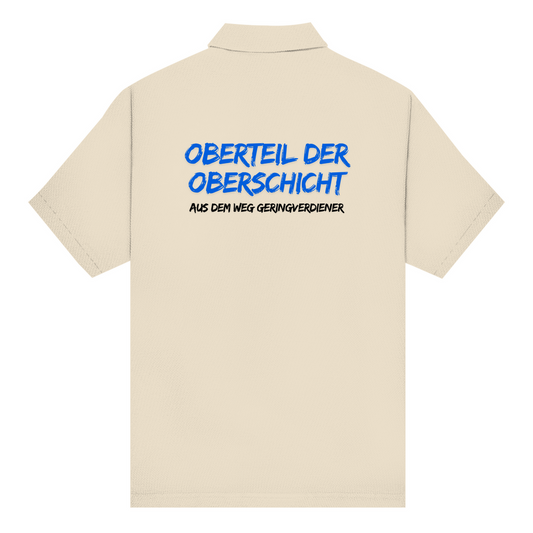 Unisex Poloshirt Oberteil der Oberschicht