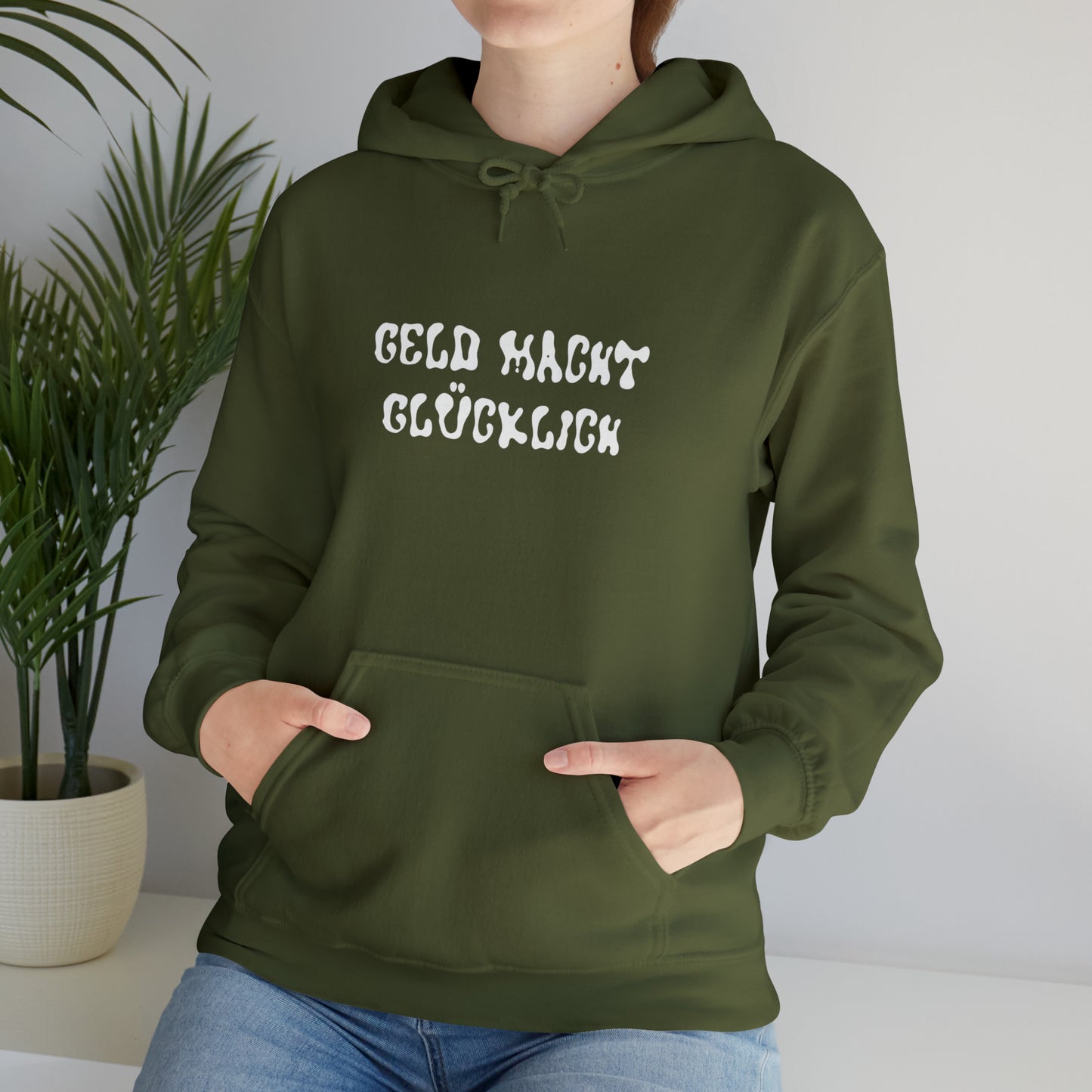 Geld macht glücklich | Hooded Sweatshirt - BWL.Breitseite