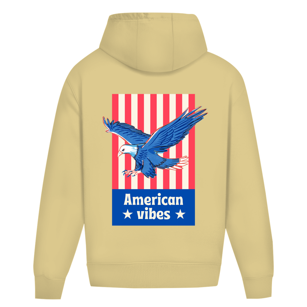 Oversize Hoodie Ohne Kordel American Vibes