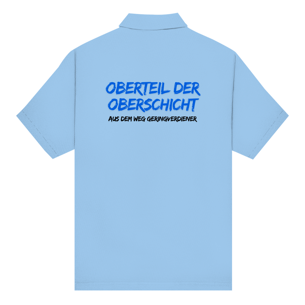 Unisex Poloshirt Oberteil der Oberschicht