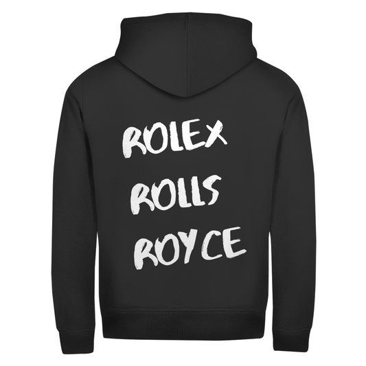 Herren Zipper Hoodie Rolex Rolls Royce