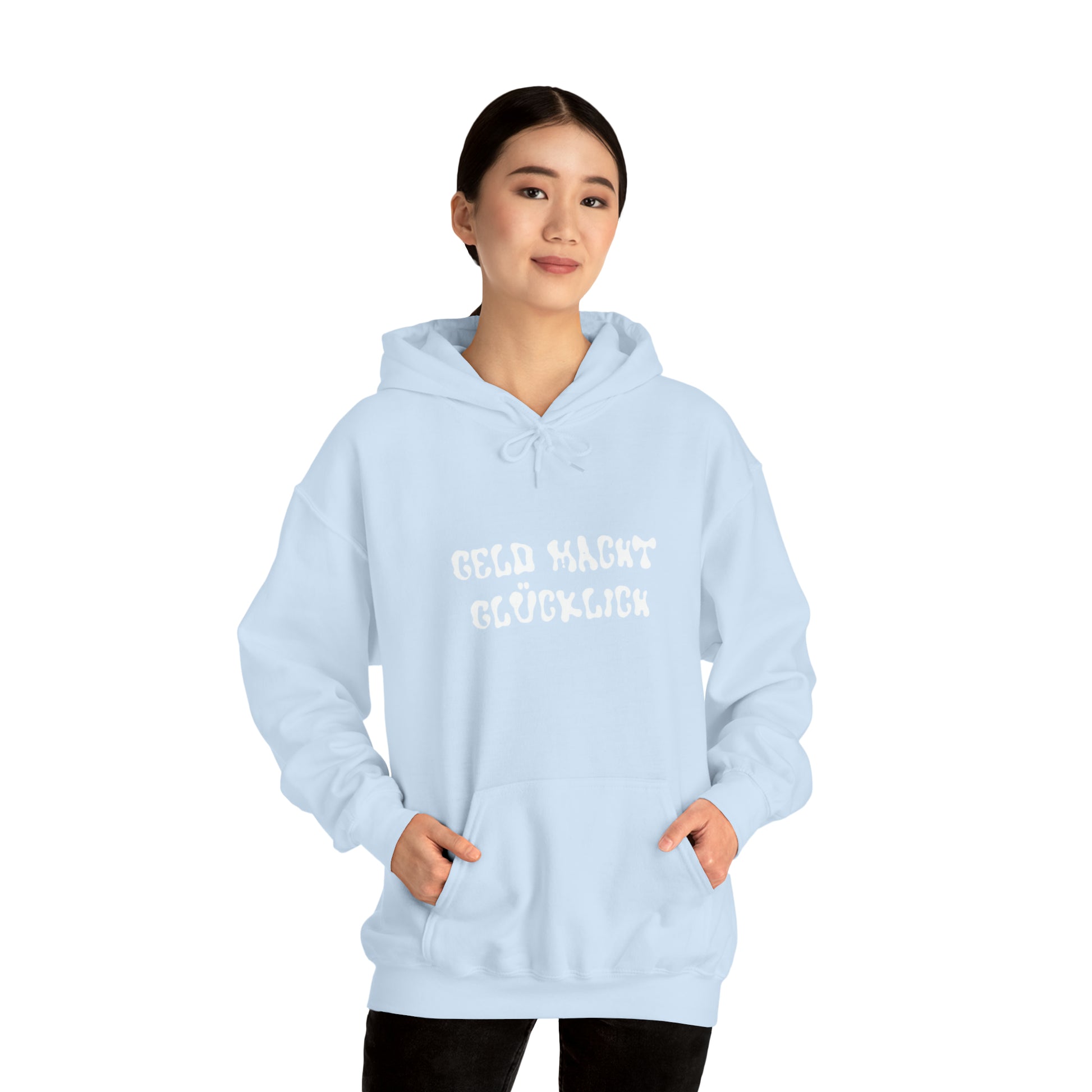 Geld macht glücklich | Hooded Sweatshirt - BWL.Breitseite