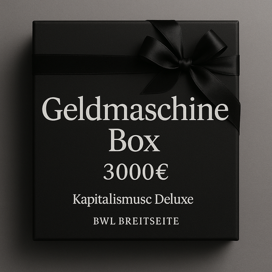 Geldmaschine Box – Du bist nicht mehr im Shop. Du bist im Club.