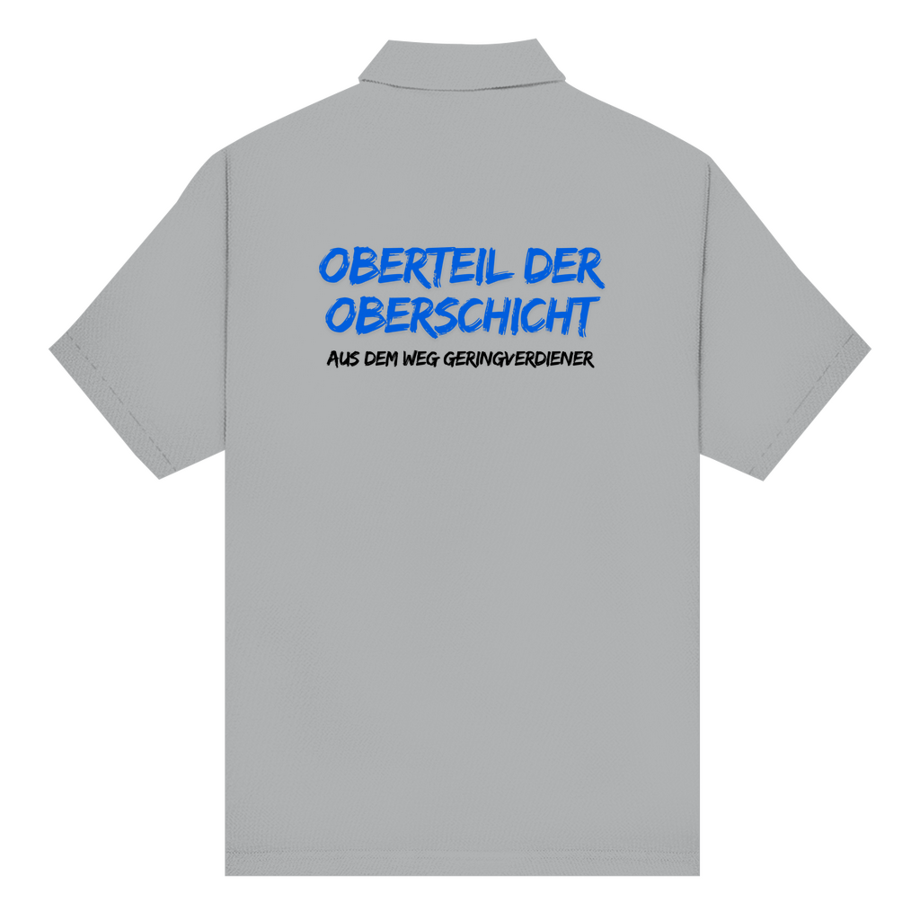 Unisex Poloshirt Oberteil der Oberschicht