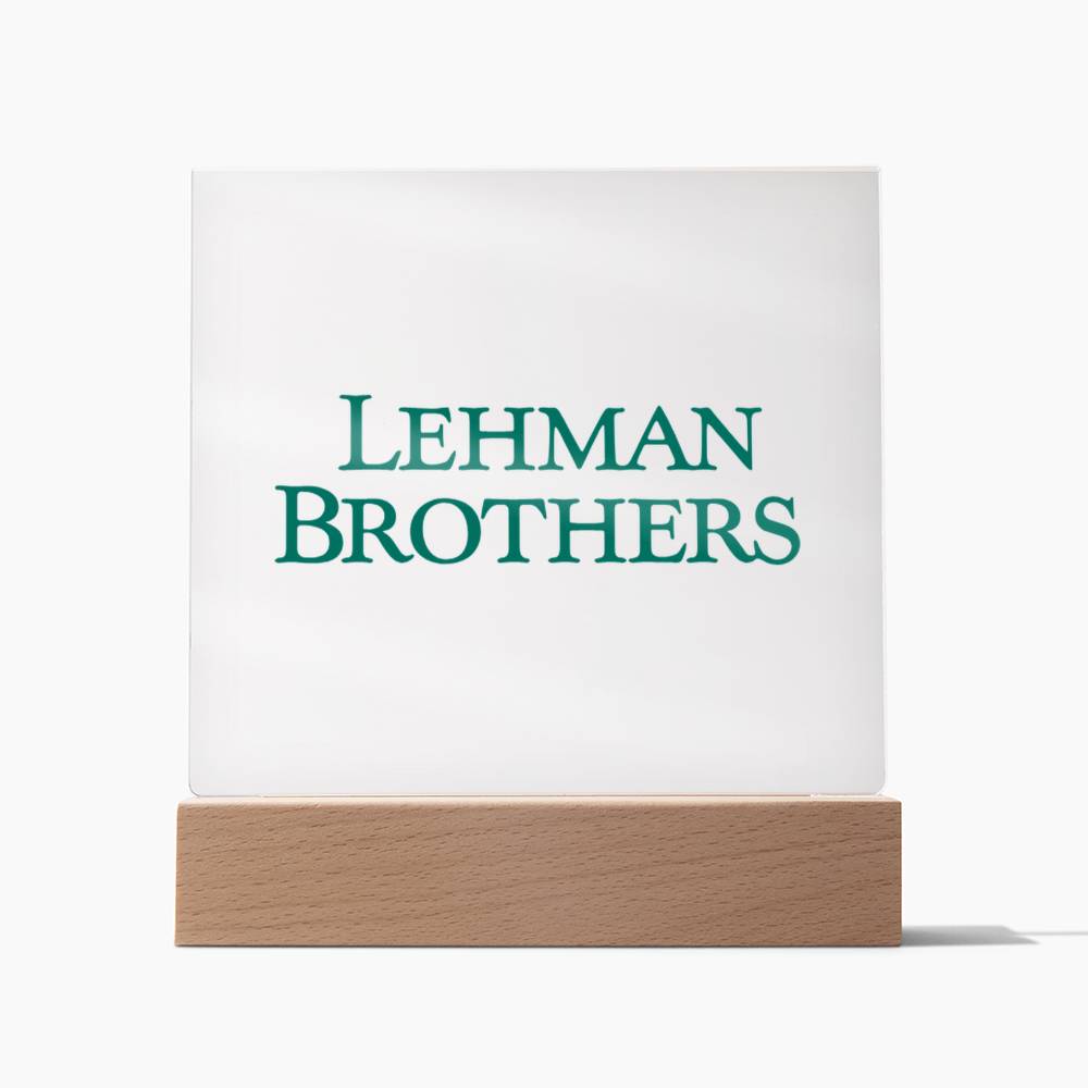 Lehman Brothers Acrylplatte - BWL.Breitseite