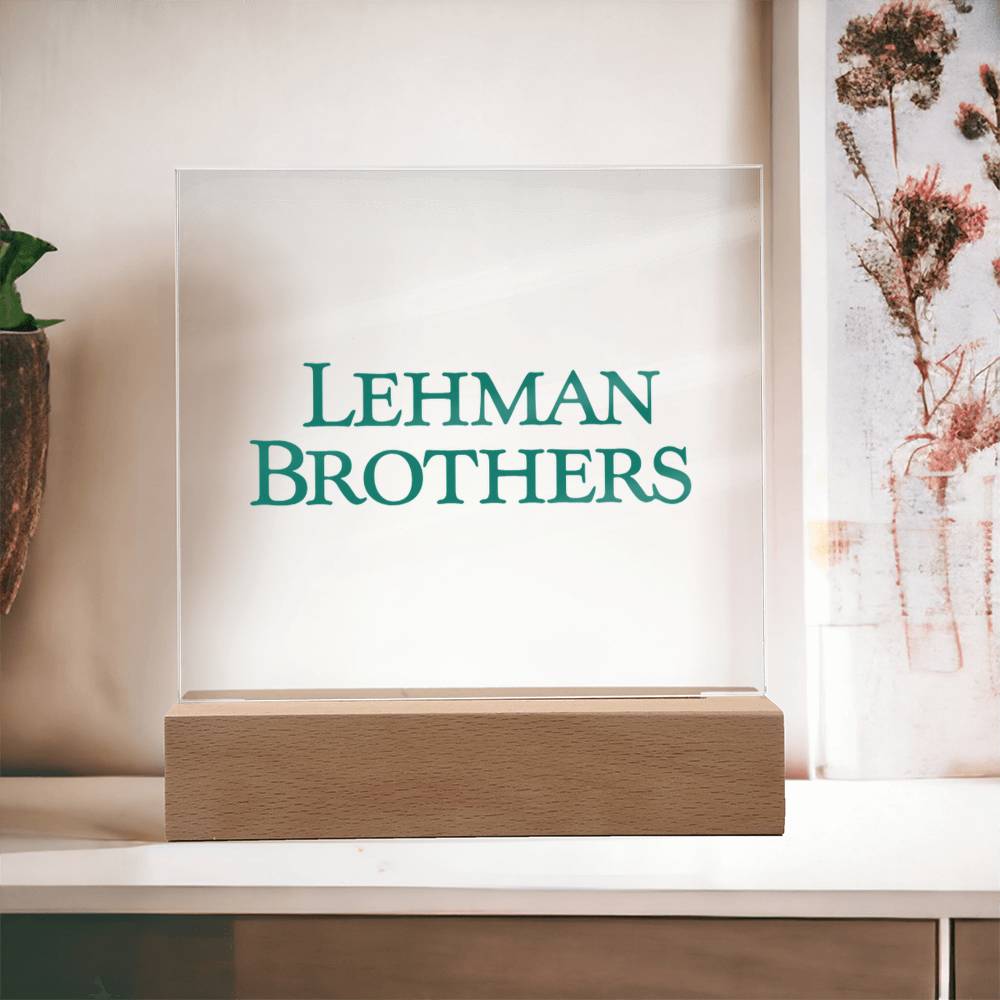 Lehman Brothers Acrylplatte - BWL.Breitseite