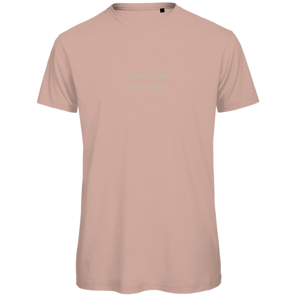 Herren Premium Bio T-Shirt Money talks We translate.