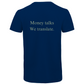 Herren Premium Bio V-Neck T-Shirt Money talks We translate.