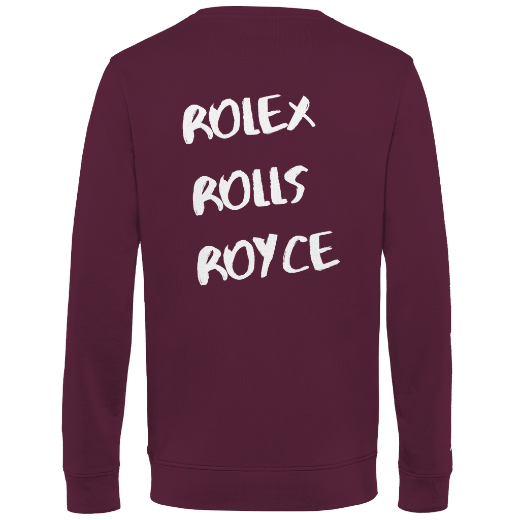 Herren Premium Bio Sweatshirt Rolex Rolls Royce