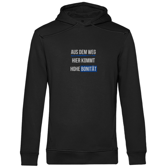 Herren Premium Bio Hoodie Aus dem Weg, hier kommt hohe Bonität