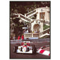 Ayrton Senna F1 Monaco Grand Prix Premium-Poster aus mattem Papier mit Metallrahmen - BWL.Breitseite