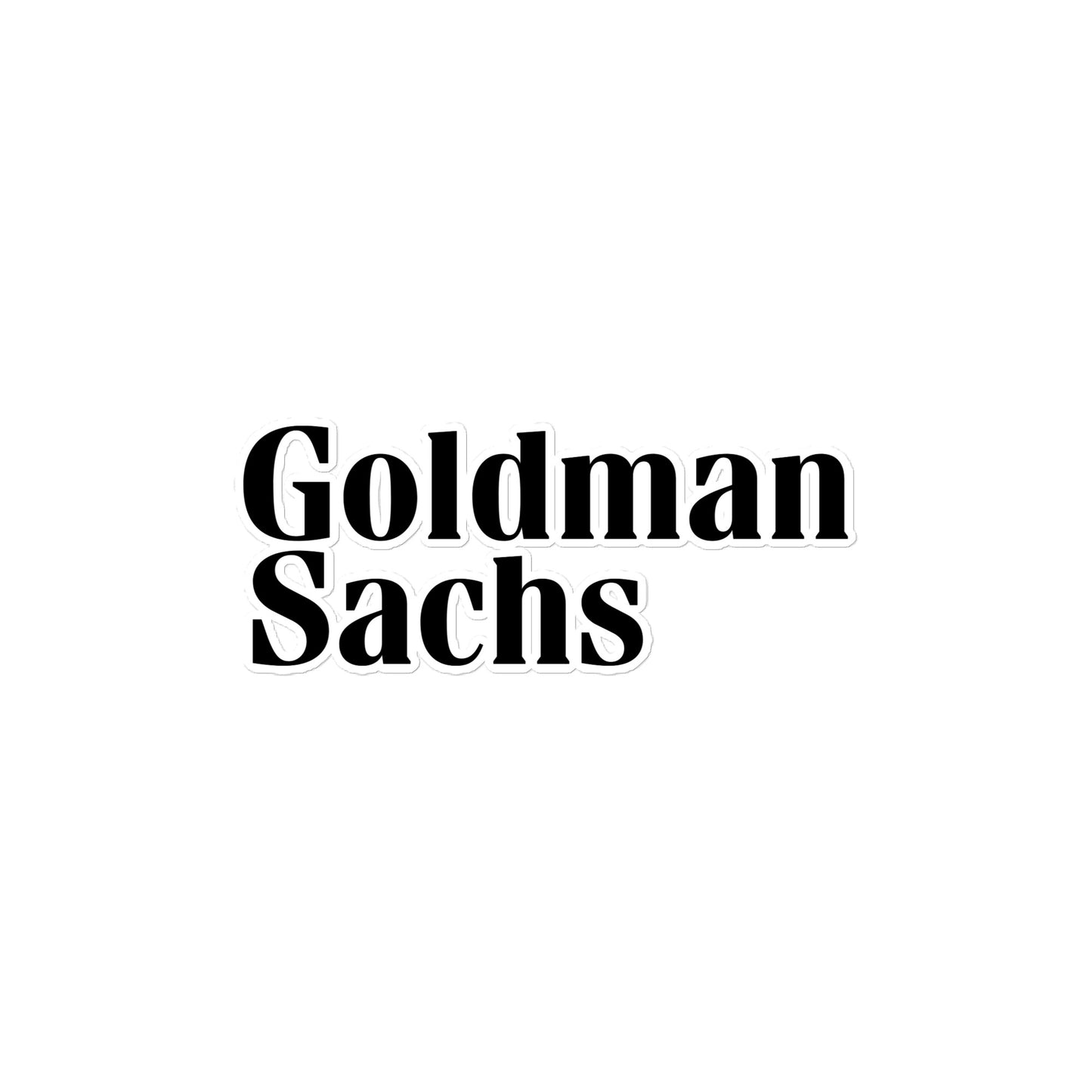 Goldman Sachs | Aufkleber