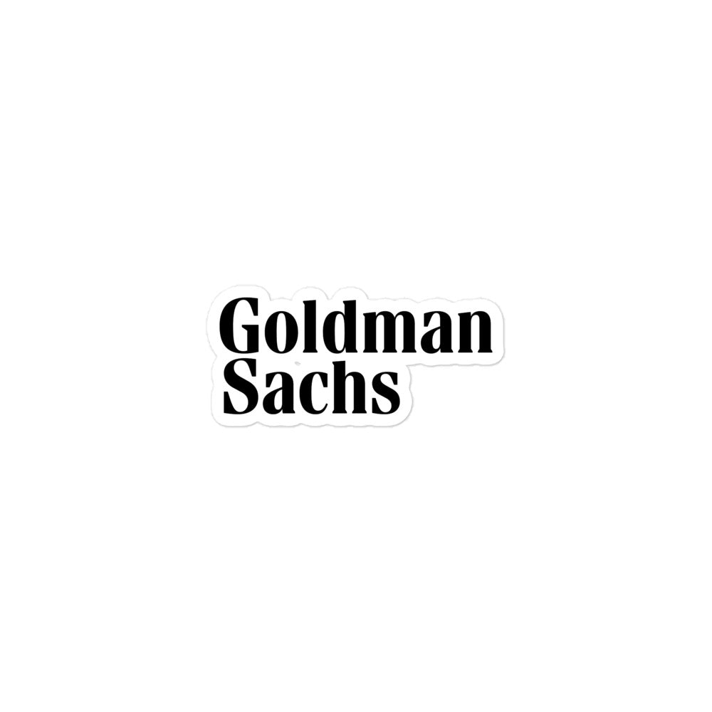 Goldman Sachs | Aufkleber